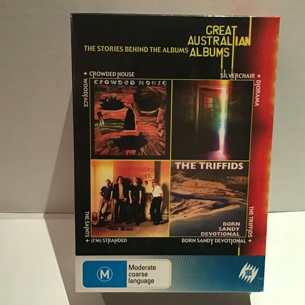 GREAT AUSTRALIAN ALBUMS DVD BOX - CROWDED HOUSE SILVERCHAIR THE SAINTS TRIFFIDS