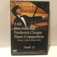 Load image into Gallery viewer, YUNDI LI - 14TH INTERNATIONAL FREDERICK CHOPIN PIANO COMPETITION - DVD RARE OOP
