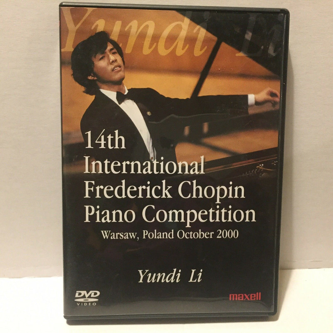 YUNDI LI - 14TH INTERNATIONAL FREDERICK CHOPIN PIANO COMPETITION - DVD RARE OOP