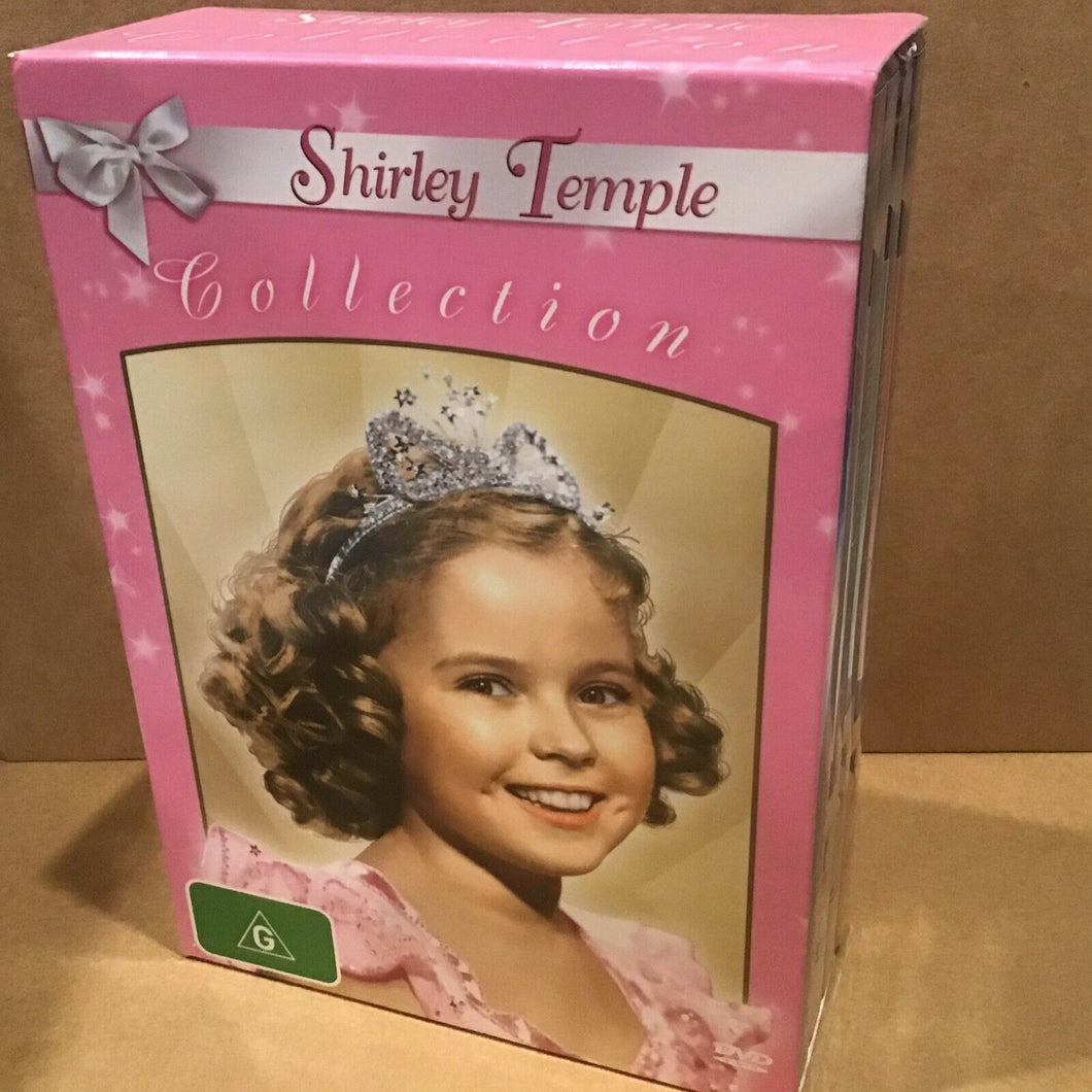 SHIRLEY TEMPLE COLLECTION 4 X DVD BOX SET - HEIDI DIMPLES BRIGHT EYES CURLY TOP (USED)