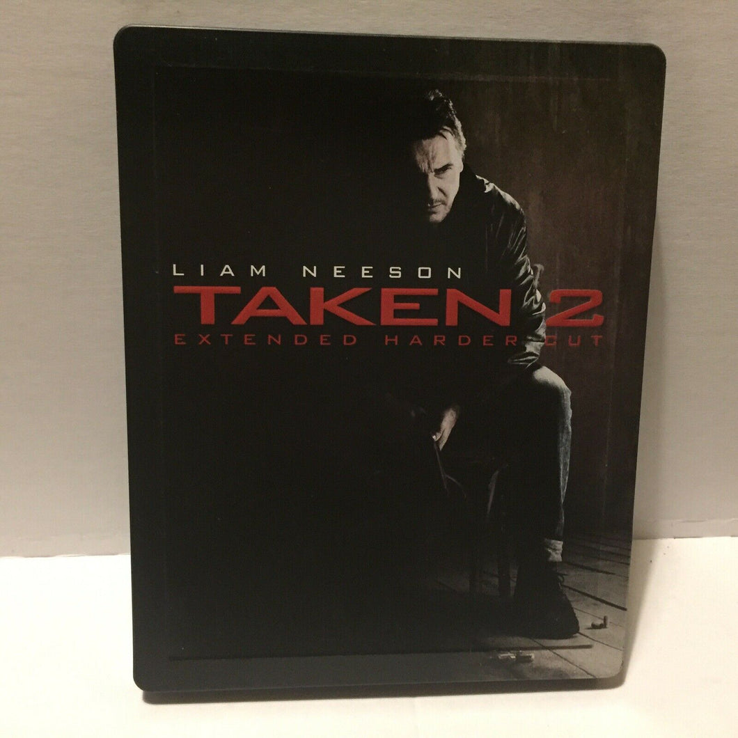 TAKEN 2 - EXTENDED HARDER CUT - BLU RAY STEELBOOK - REGION B - LIAM NEESON (USED)